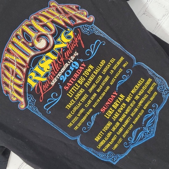 Hometown Rising Country Music Festival 2019 Louisville Kentucky Graphic Tshirt S - Picture 11 of 17